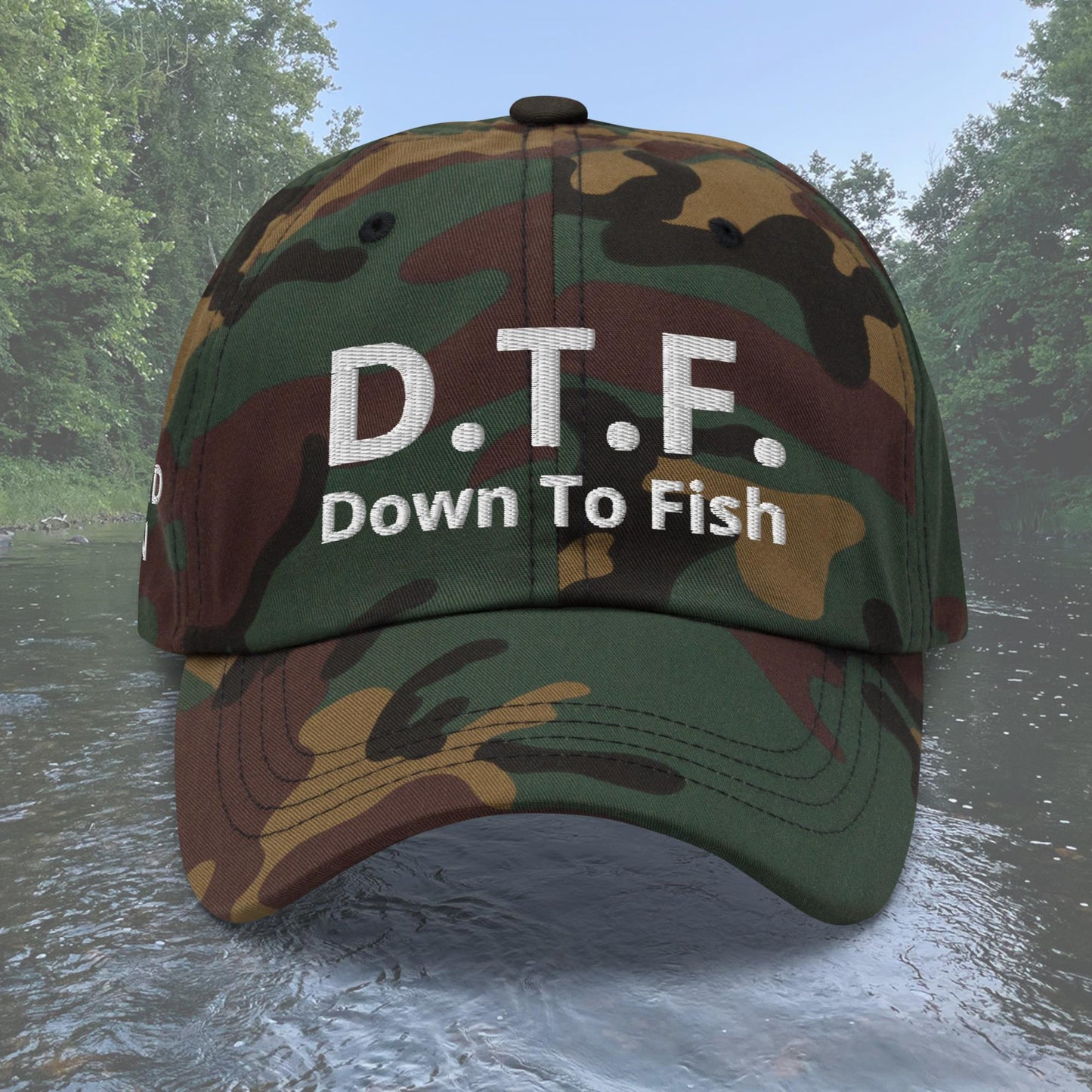 D.T.F. Down to Fish Dad hat