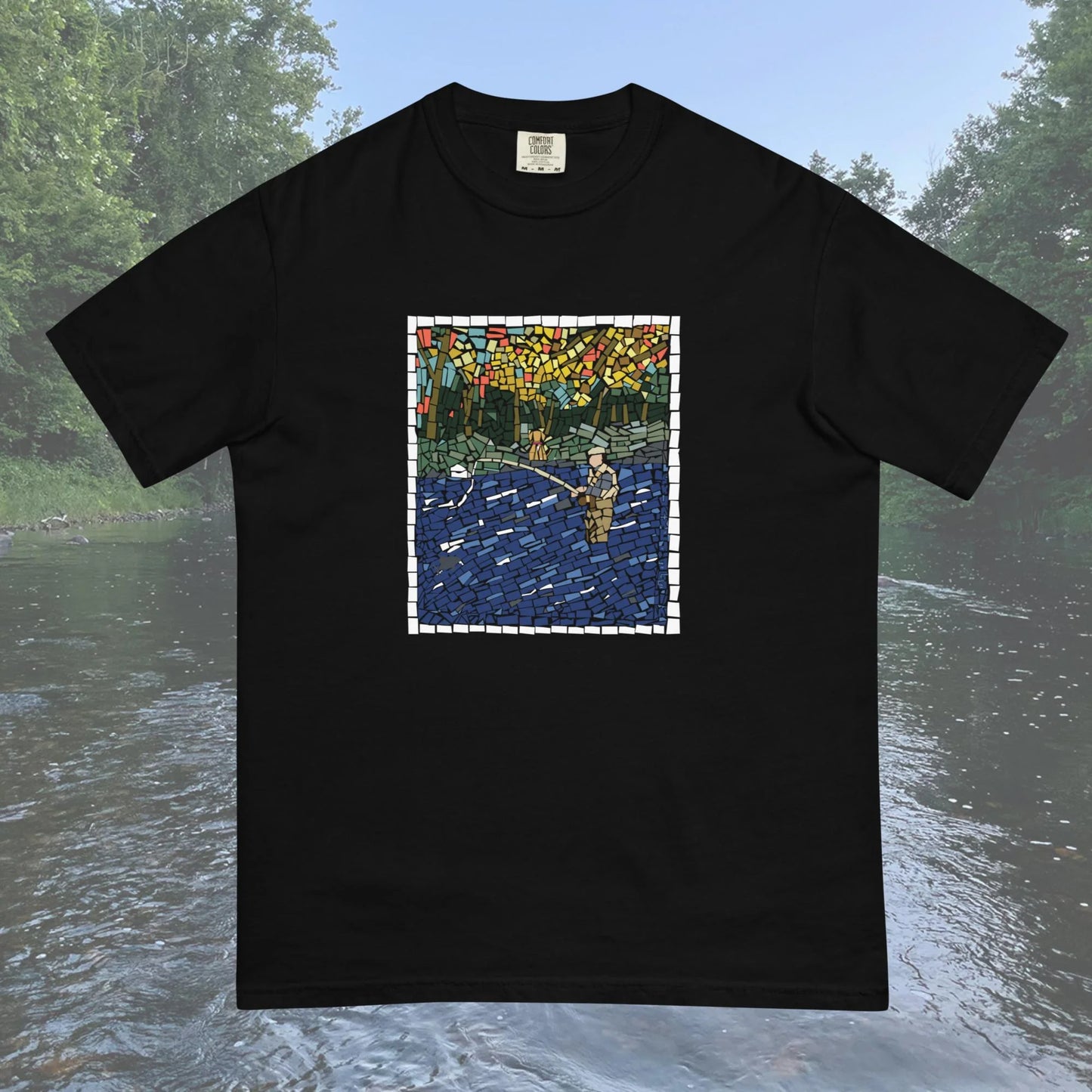 FAST SHIPPING - Fly Angler Mosaic T-Shirt