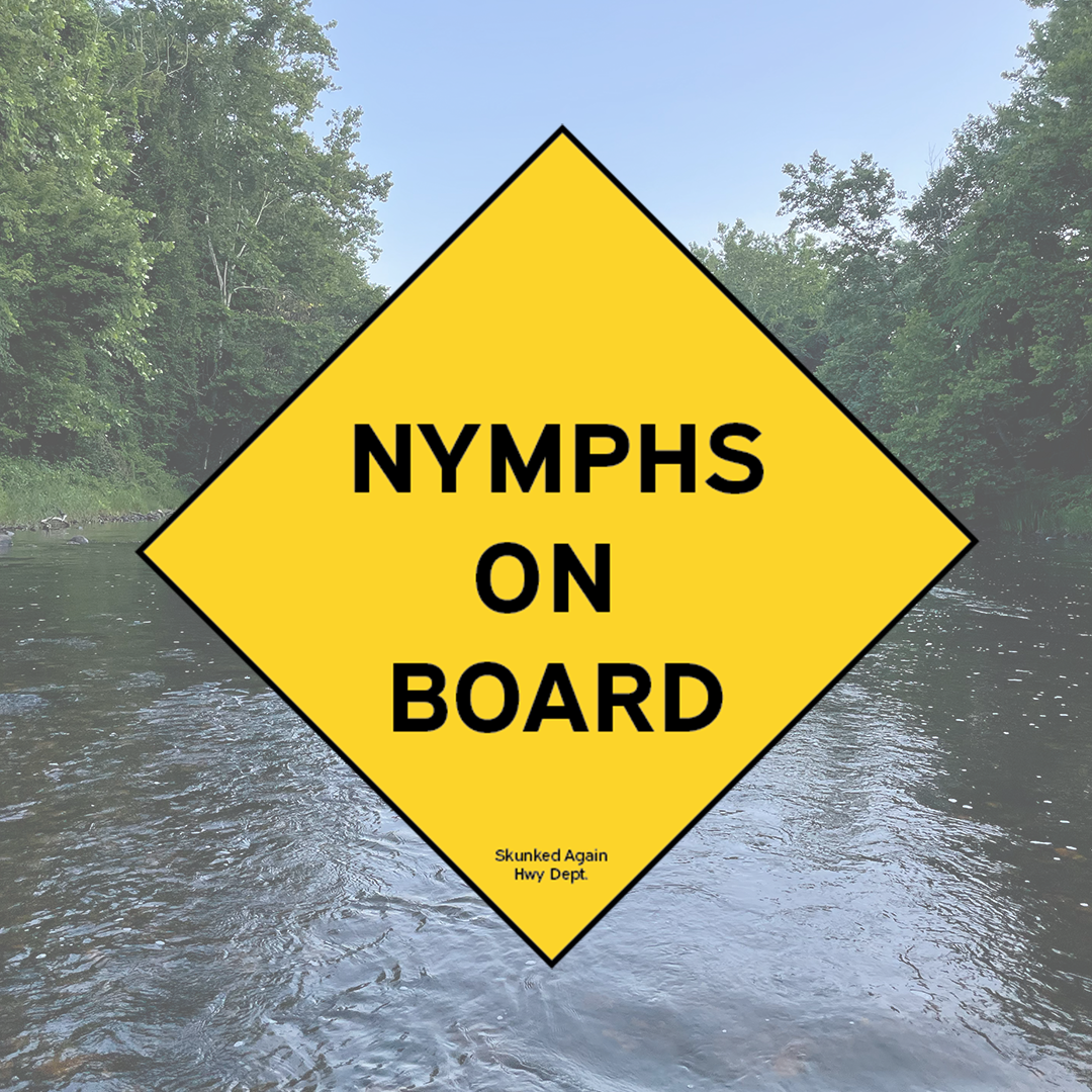 Nymphs on Board Stickers