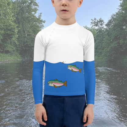 Kids Rainbow Trout Rash Guard