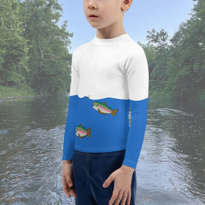 Kids Rainbow Trout Rash Guard