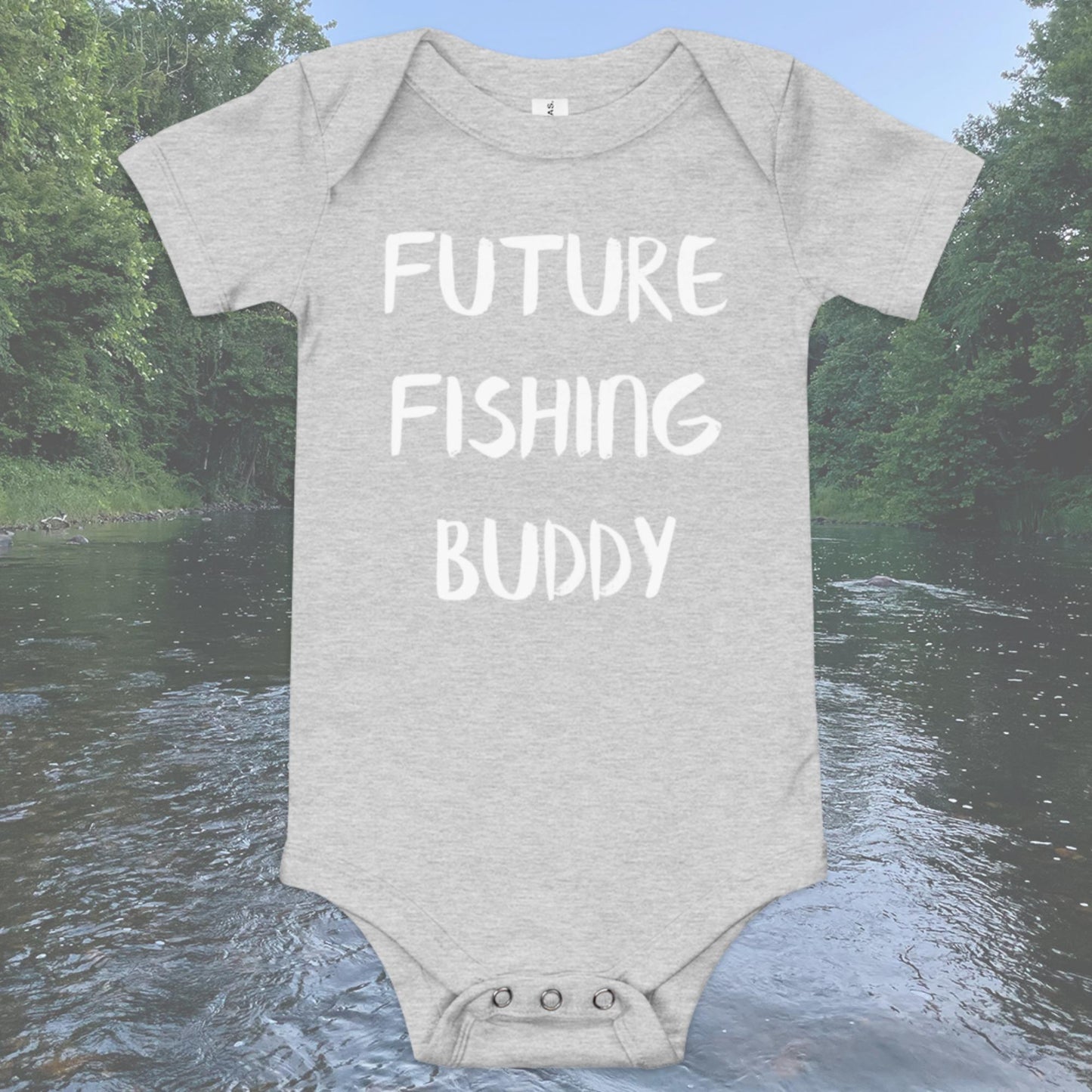 Future Fishing Buddy Baby short sleeve one piece