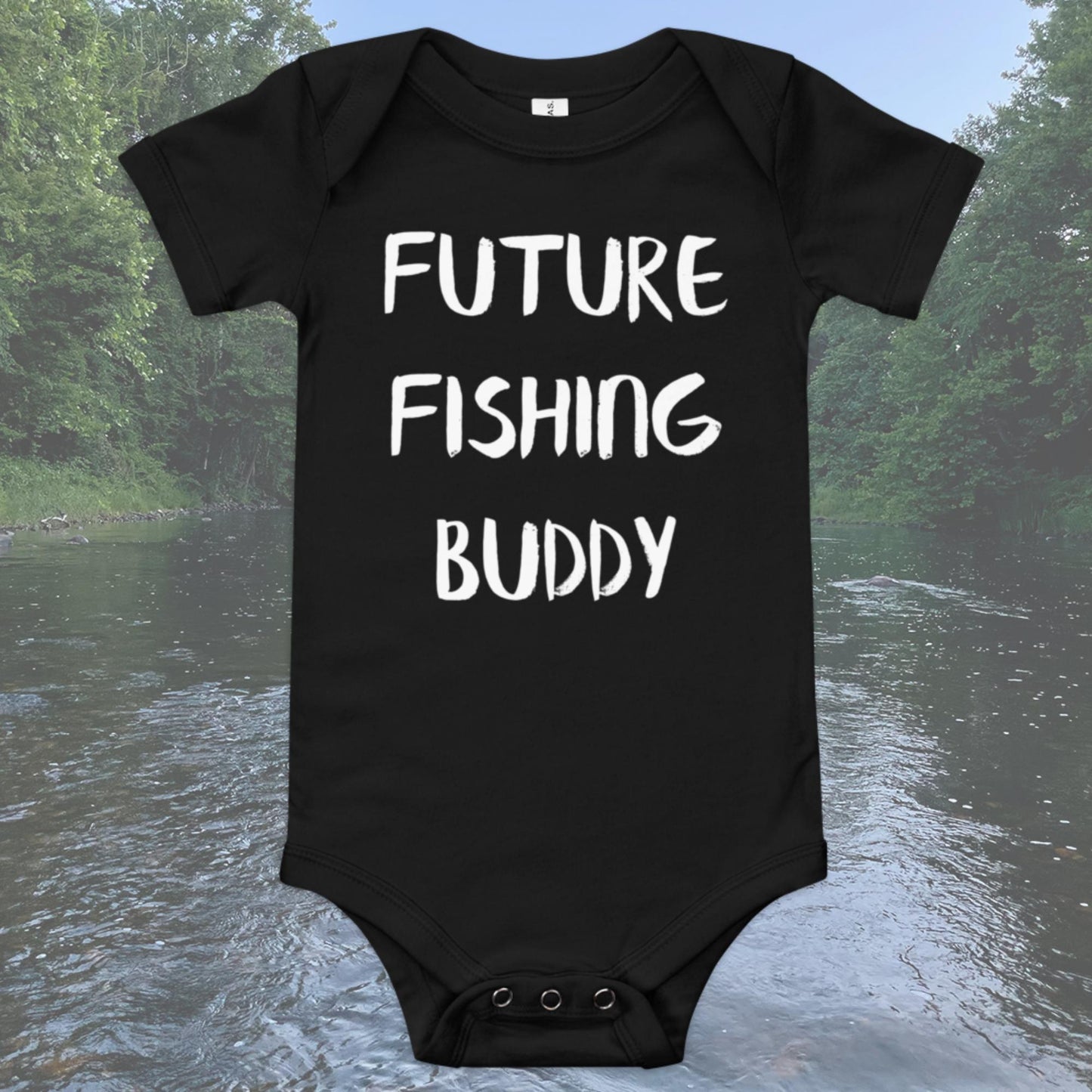 Future Fishing Buddy Baby short sleeve one piece