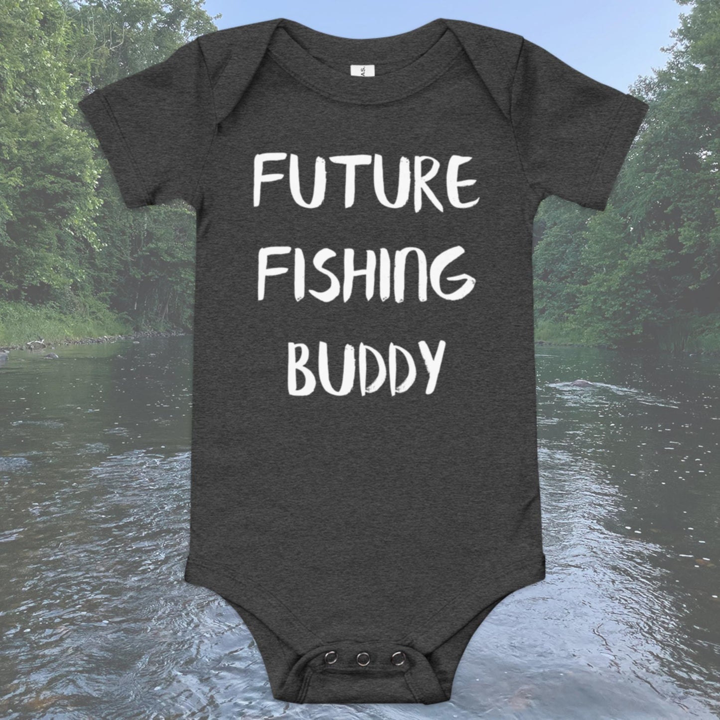 Future Fishing Buddy Baby short sleeve one piece