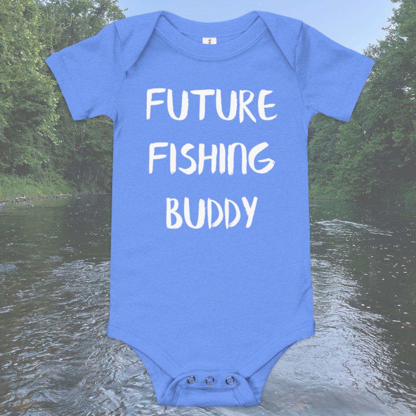 Future Fishing Buddy Baby short sleeve one piece