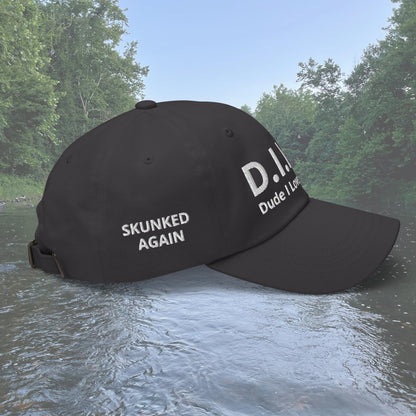 D.I.L.F. Dude I Love Fishing Dad hat