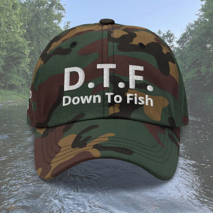 D.T.F. Down to Fish Dad hat