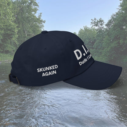 D.I.L.F. Dude I Love Fishing Dad hat