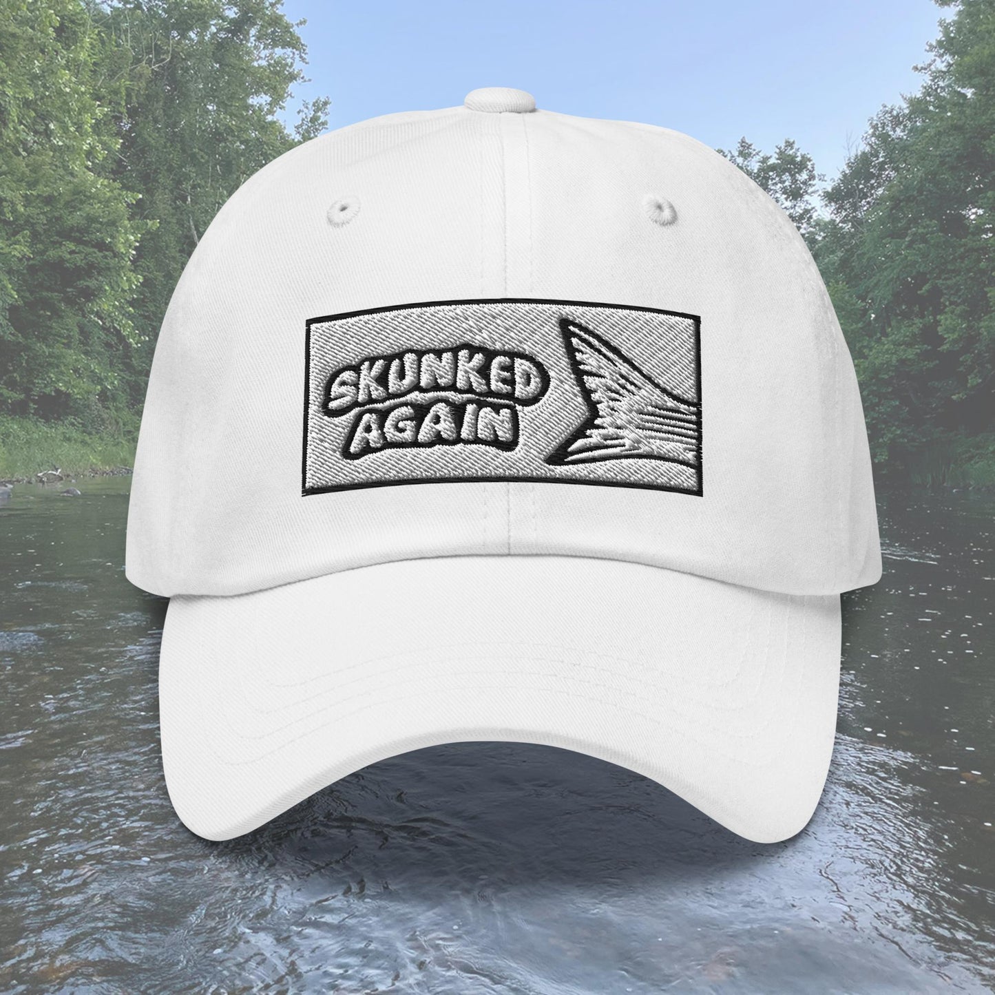 Striper Tail Dad hat