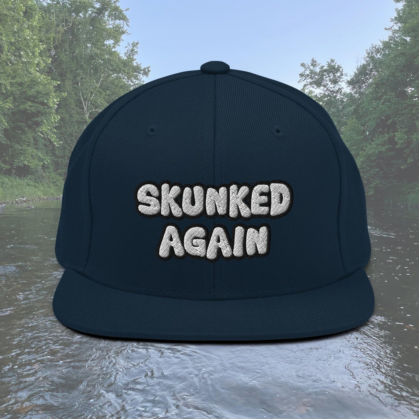 Skunked Again Snapback Hat