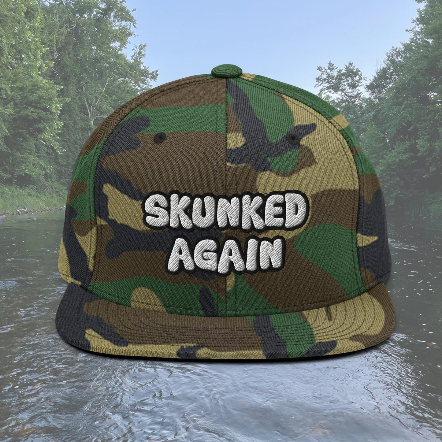 Skunked Again Snapback Hat