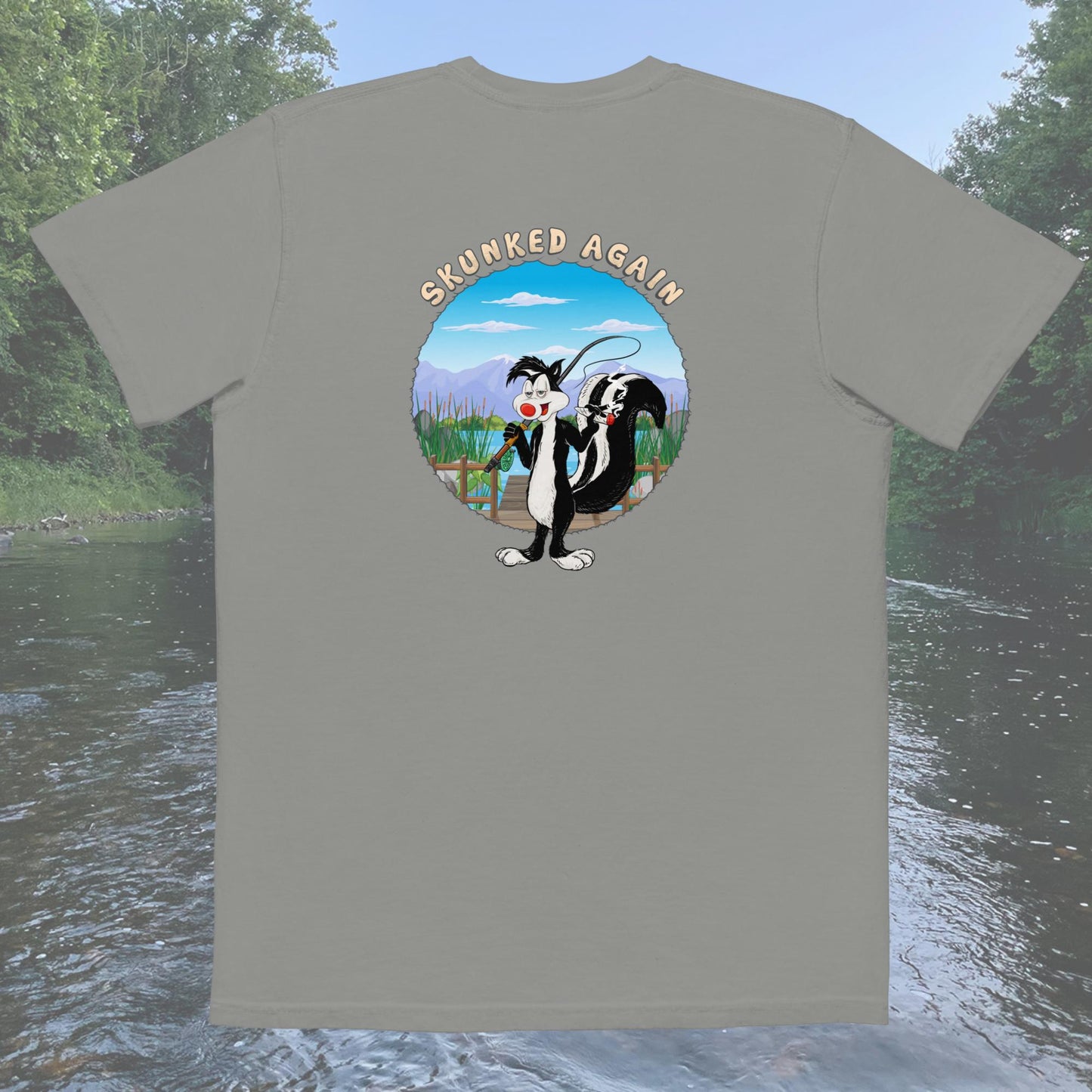 Skunked Again Pocket T-Shirt