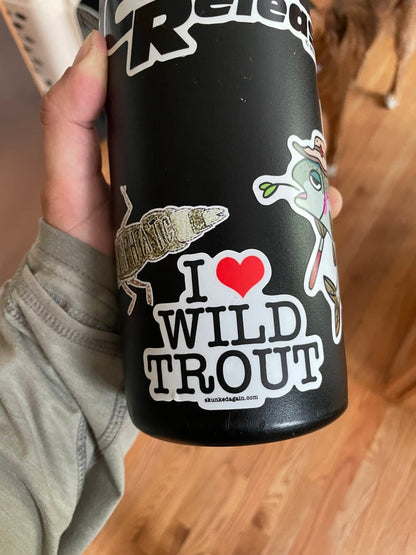 I ❤️ Wild Trout Stickers