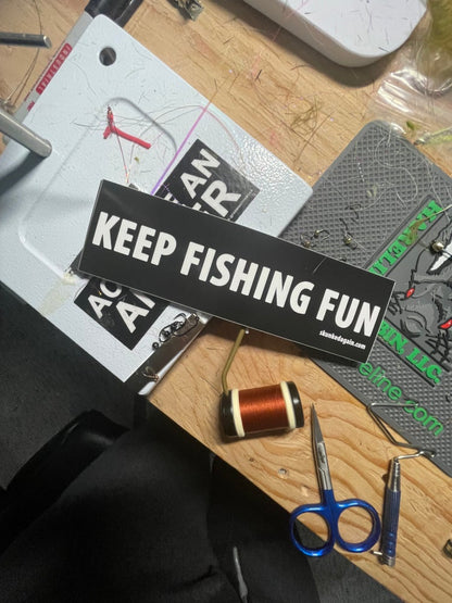 Keep Fishing Fun Sticker